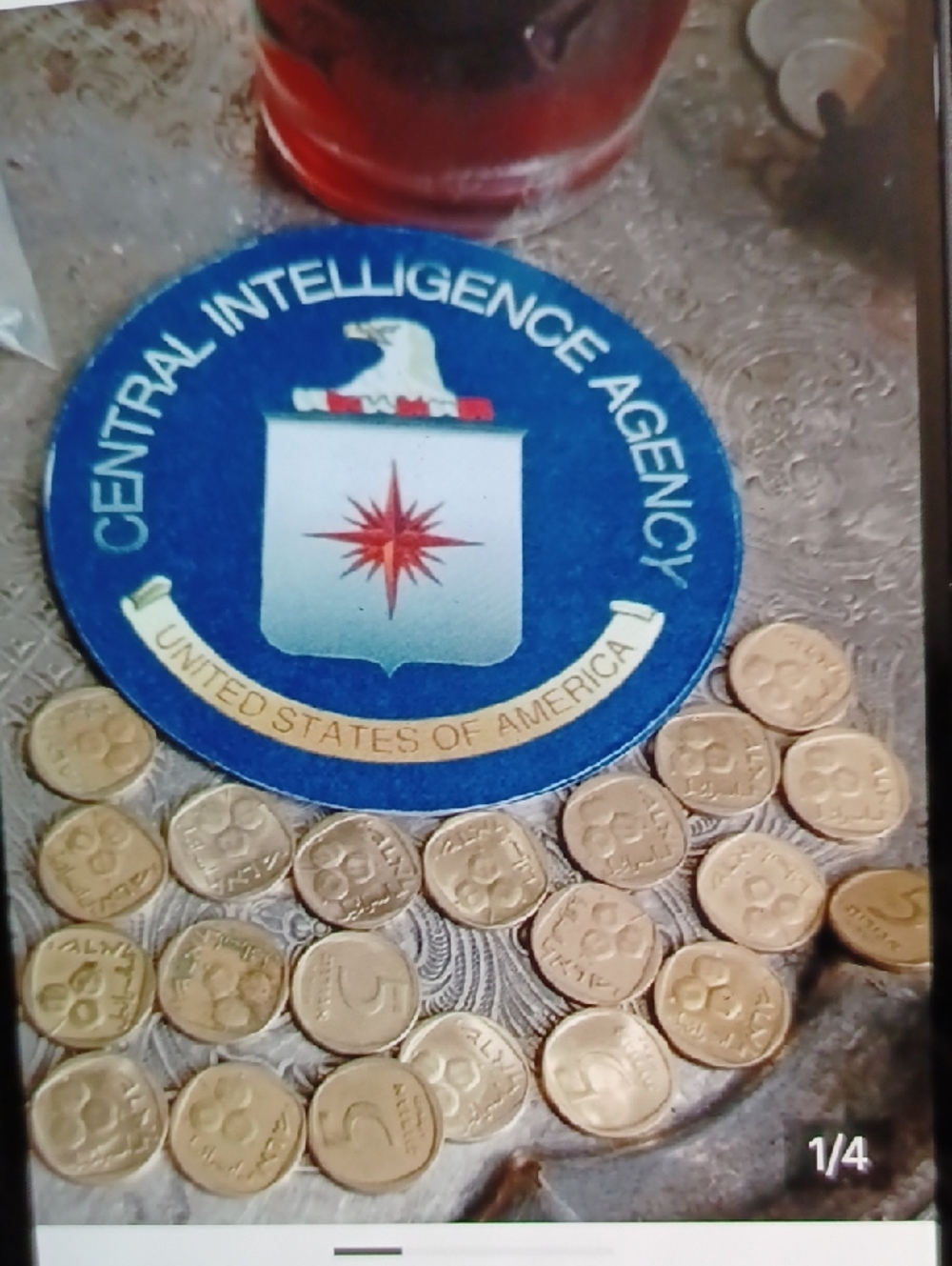 CIA Coaster&Agorot Coinage